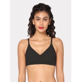 In Shape Lingerie - Black Cotton Non Padded Women's T-Shirt Bra ( Pack of 1 ) - None