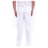 DESHBANDHU DBK White Cotton Joggers Single - 34