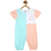 MINI KLUB Multi Color Cotton Rompers For Baby Girl ( Pack of 2 ) - None