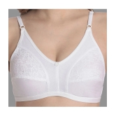 Madam - White Cotton Non Padded Womens T-Shirt Bra ( Pack of 1 ) - None