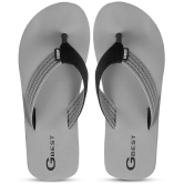 G Best Grey Mens Thong Flip Flop - None