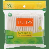 Tulips Paper Stick Cotton Swabs