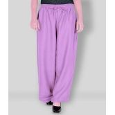 Sttoffa - Purple Rayon Flared Womens Palazzos ( Pack of 1 ) - 54