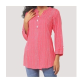 PPTHEFASHIONHUB - Pink Rayon Women's Regular Top ( Pack of 1 ) - None