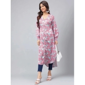 Janasya - Multicolor Satin Womens Straight Kurti ( Pack of 1 ) - None