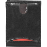 samtroh - Leather black Mens Regular Wallet ( Pack of 1 ) - Black