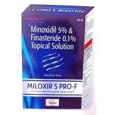 miloxir 5 pro F topical solution (90ml) for hair loss and hair regrowth