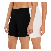 Outflits Multi Cotton Solid Shorts - Pack of 2 - XXL