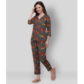 Berrylicious - Multicolor Rayon Womens Nightwear Nightsuit Sets ( Pack of 1 ) - M