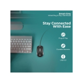 Foxin Smart-Grey Wired USB Mouse High Resolution 800 DPI