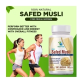 VEDAPURE Organic Safed Musli Capsule Helps in Bones & Joints Boosts Energy, Immunity & Stamina 1000mg 60 Capsules (Pack of 1)