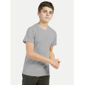 Radprix Grey Cotton Blend Boys T-Shirt ( Pack of 1 ) - None