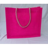 Jute Bag Pink Color