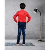 Arshia Fashions Pack of 1 Boys Denim Shirt & Jeans ( Red ) - None