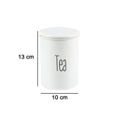 Tea Jar with Lid - (Off White, 900mL)