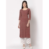 Kbz Multicoloured Rayon Kurti With Palazzo - Stitched Suit Single - None