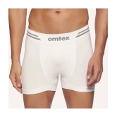 Omtex Nylon Mens Trunks ( White ) - None