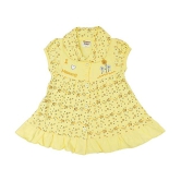 NammaBaby - Yellow Cotton Blend Baby Girl Frock ( Pack of 1 ) - None