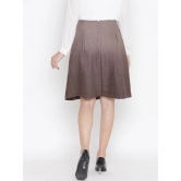 Oxolloxo Woman Brown Woolen Skirt