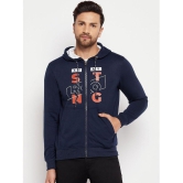 Lycos - Navy Fleece Regular Fit Men's Sweatshirt ( Pack of 1 ) - None