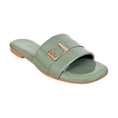 Altek - Green Womens Flats - None