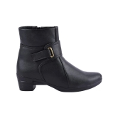 Shoetopia Black Womens Ankle Length Boots - None