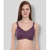 Elina - Purple Cotton Non - Padded Womens T-Shirt Bra ( Pack of 1 ) - 40D