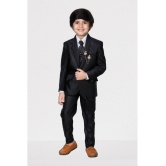 DKGF Fashion - Black Polyester Boys Suit ( Pack of 1 ) - None