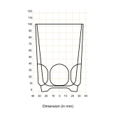 YERA T9C 265 ML India Series Glass | Set of 6 Pcs