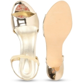 Commander - Gold Women's Sandal Heels - None