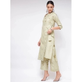 Pannkh - Green Polyester Womens Straight Kurti ( Pack of 1 ) - None