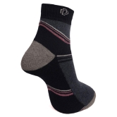 Dollar Socks Multi Casual Ankle Length Socks Pack of 3 - Multi