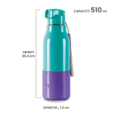 Milton Steel Sprint Insulated Inner Stainless Steel Water Bottle | Hot or Cold | 1 Pc Blue