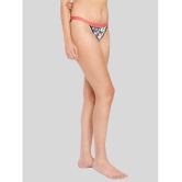 ILRASO - Dark Grey Nylon Printed Women's Thongs ( Pack of 1 ) - None