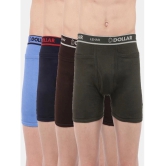 Dollar lehar Multicolor Combed Cotton Cotton Mens Trunks ( Pack of 4 ) - None