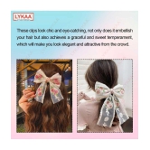 LYKAA Off-White Womens Hair Ribbons ( Pack of 1 ) - Off-White