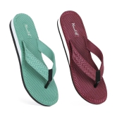 Phonolite Maroon Womens Flip Flop - None