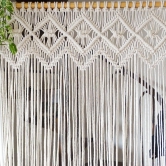 MACRAME ROPE CURTAIN-Ivory / 1