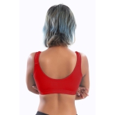 Women Hug Sports Bra Tomato Red