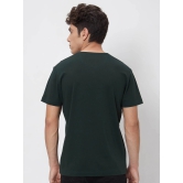 Green  Textured Textured Slim Fit Casual Polo