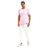 Colt - Pink Cotton Regular Fit Men's T-Shirt ( Pack of 1 ) - None