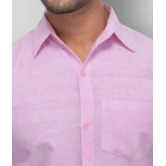 DESHBANDHU DBK - Pink Cotton Regular Fit Mens Formal Shirt (Pack of 1) - None