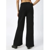 HJ HASASI - Black Denim Wide Leg Womens Jeans ( Pack of 1 ) - None