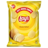 Lays Potato Chips - Classic Salted Flavour, Crunchy Chips & Snacks, 50G