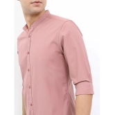 Ketch Polyester Slim Fit Solids Full Sleeves Mens Casual Shirt - Pink ( Pack of 1 ) - None