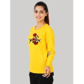 ferocious - Yellow Cotton Blend Regular Fit Womens T-Shirt ( Pack of 1 ) - None