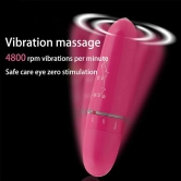 Uttamrobotics Mini Handy Portable Compact Pen Eye Massager Deep Tissue Massager for Women & Man Clarifying Wrinkles Dark Circles and Pain Relief Patented Design Safe Waterproof Battery Powered