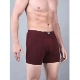 Dollar Bigboss Assorted Solid Cotton Blend Men Trunk (Pack of 7) - None