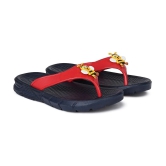 Aqualite Kids Navy & Red Slipper - None