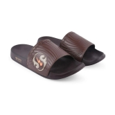 Campus - Brown Mens Slide Flip Flop - None